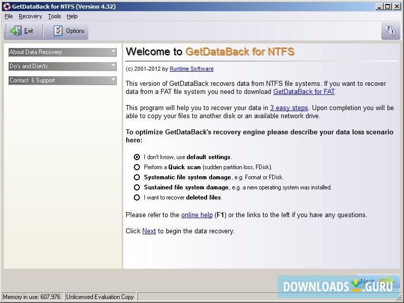 getdataback ntfs 4.33 serial key