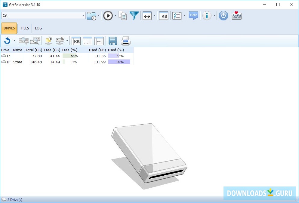 Main Screen - One Panel