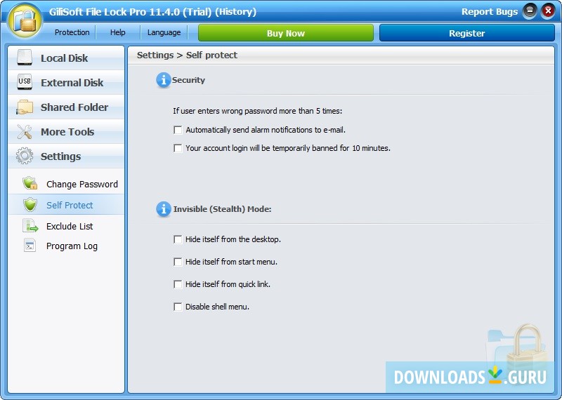 download the new version GiliSoft Exe Lock 10.8