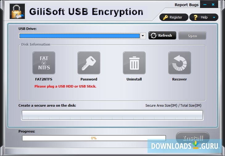GiliSoft USB Stick Encryption