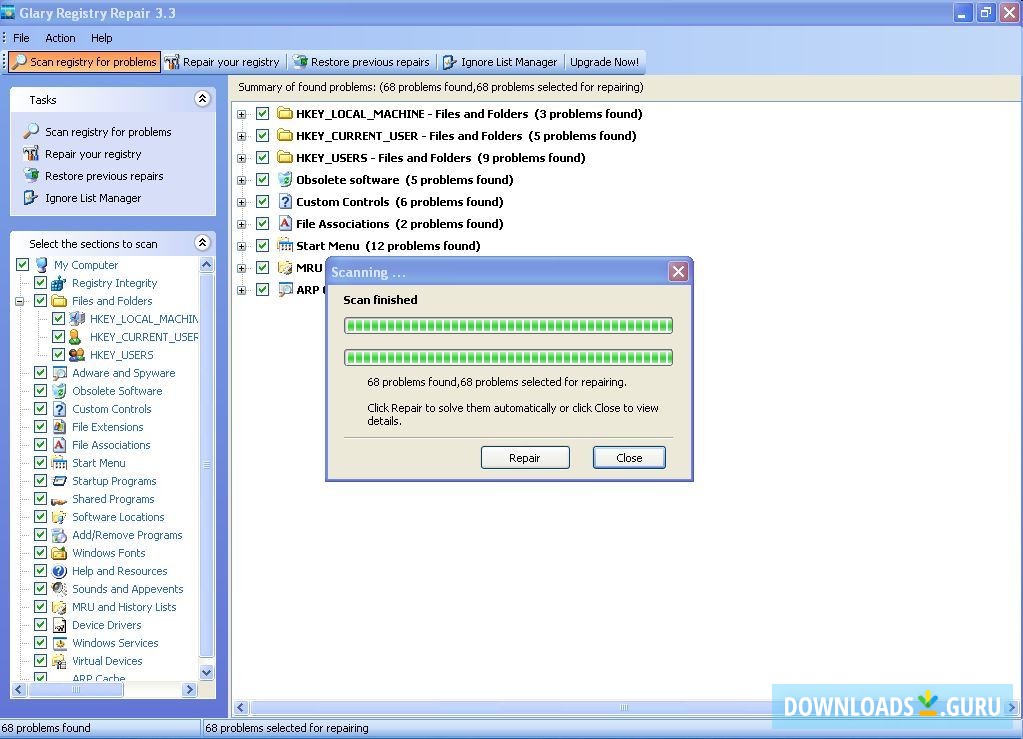 windows 10 registry repair download