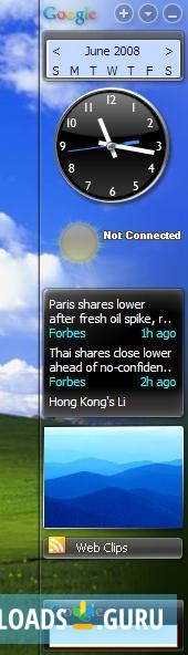 Google Desktop Plugin - Calendar