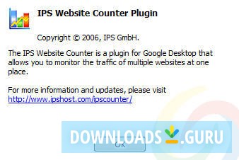 Google Desktop Plugin - IPS Website Counter
