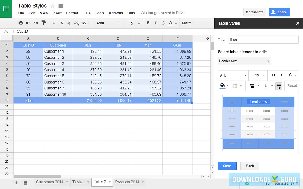 download google sheets for pc
