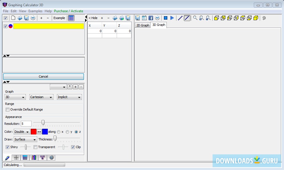 Graphing Calculator 3D