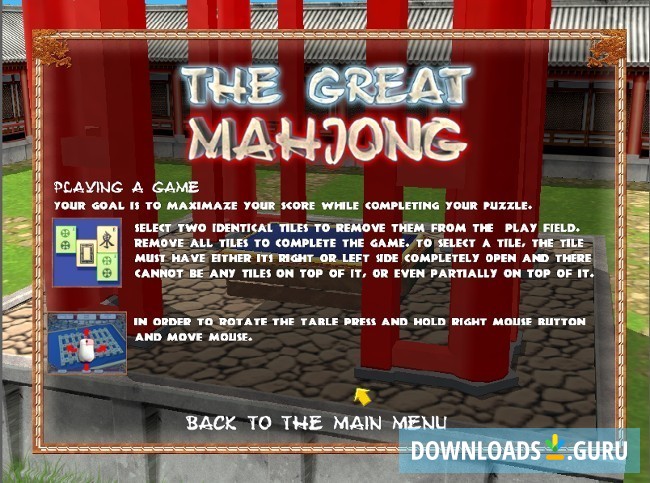 simple mahjong instructions