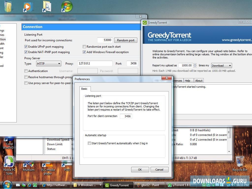 Greedy torrent & utorrent