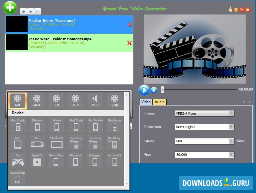 Output Profile Selection
