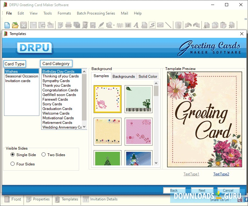 Greeting Cards Maker Software