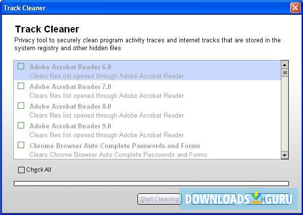 Windows tracks remover