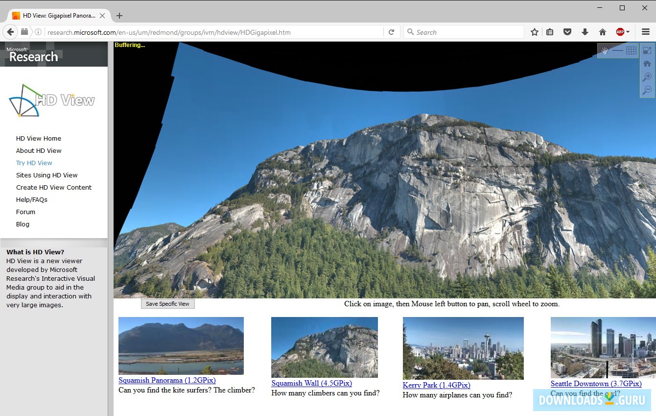 Fish Eye Lens View Mode