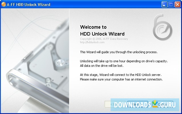HDD Unlock Wizard