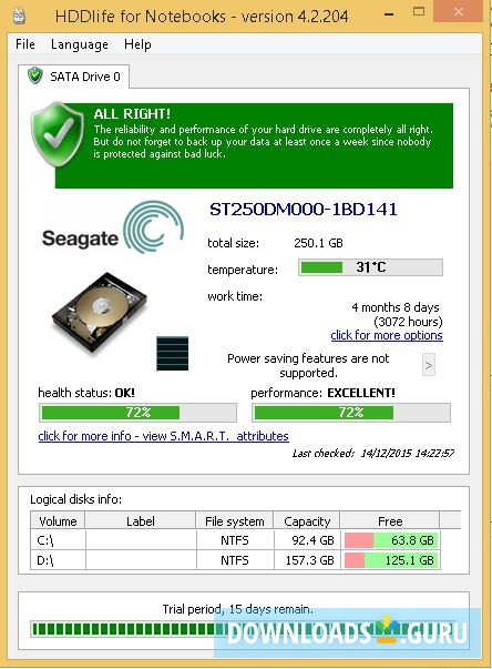 HDDlife for Notebooks