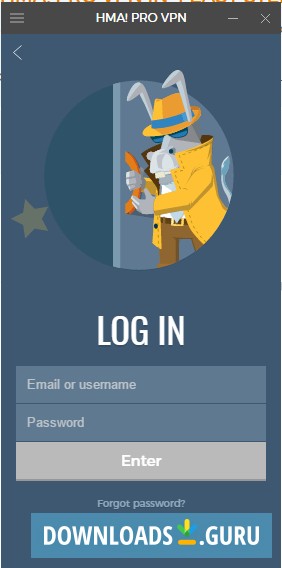 Login window
