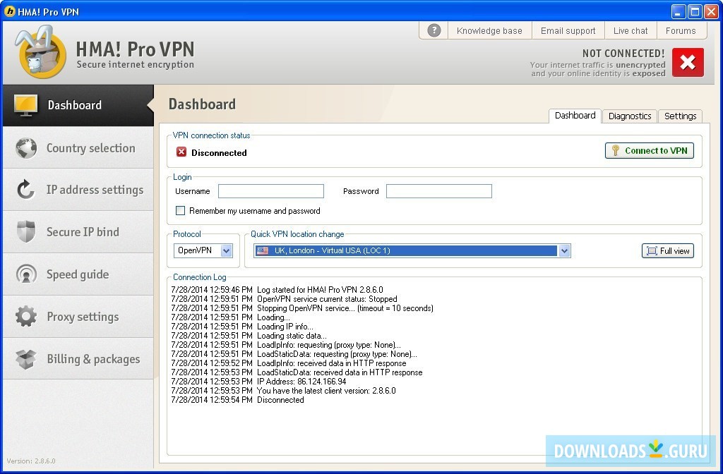 hma pro vpn download and install