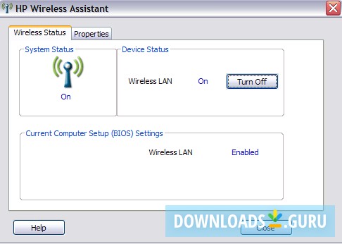 hp wireless assistant windows 8