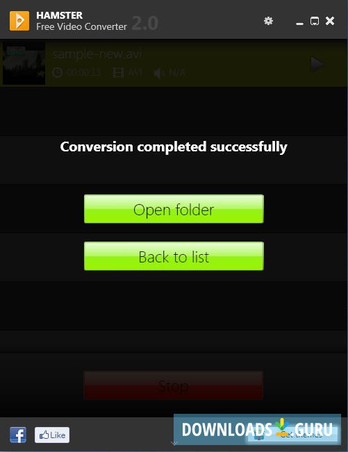Hamster Free Video Converter