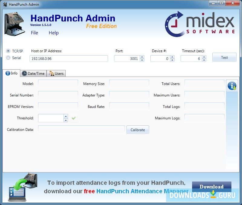 HandPunch Admin