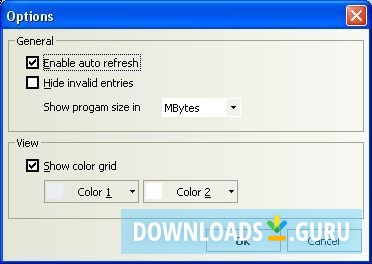 General options