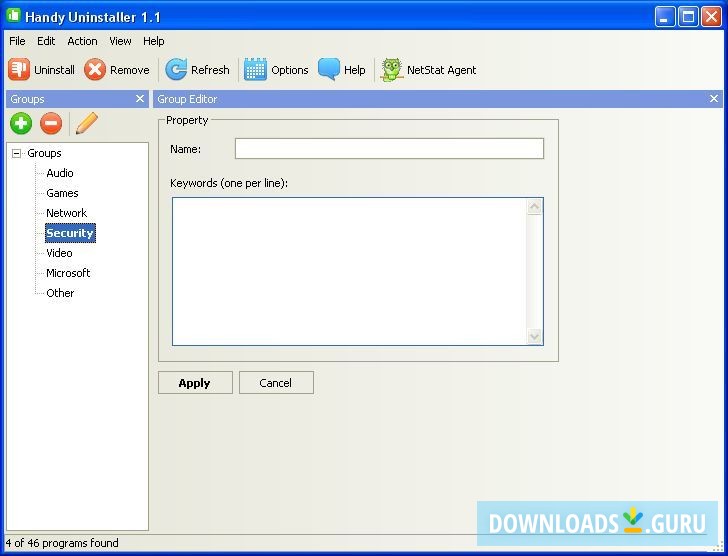 Group editor