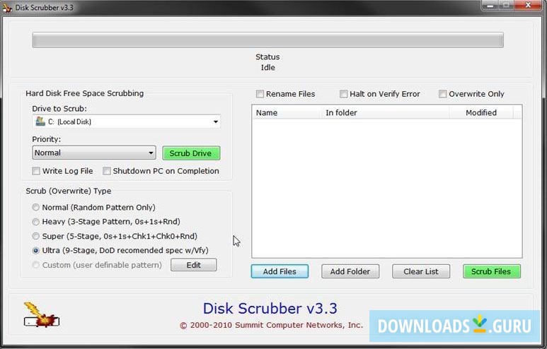 Hard Disk Scrubber