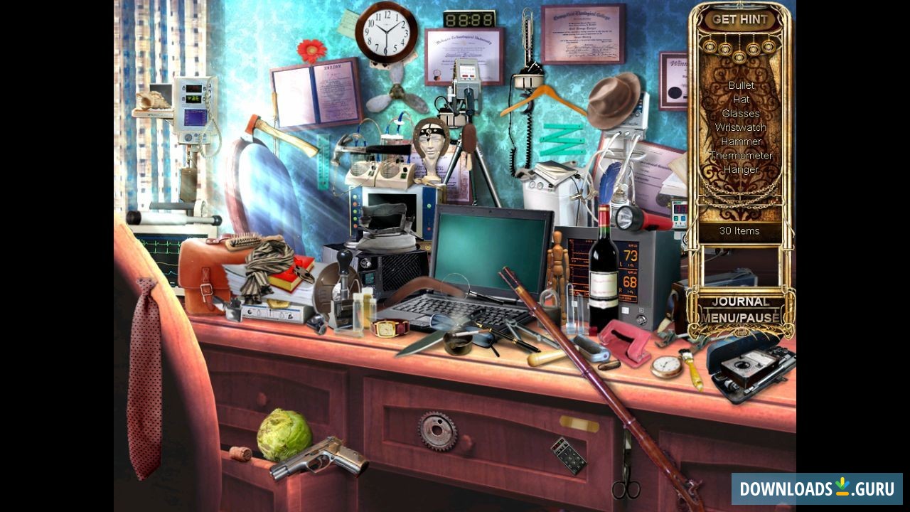 Second hidden object scene