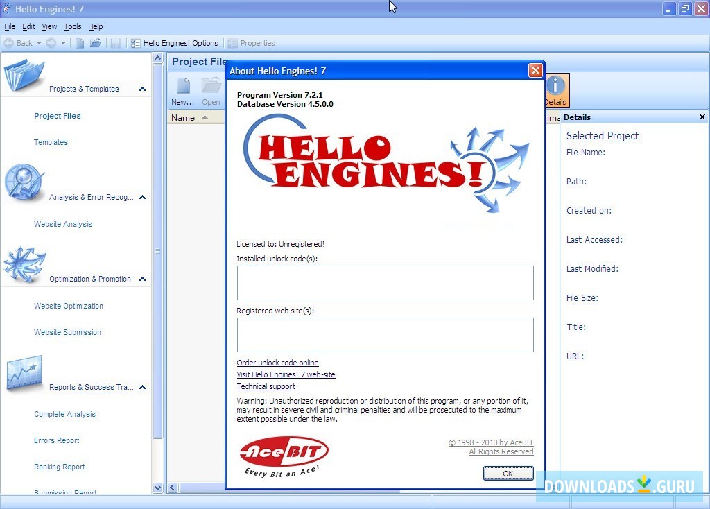 Hello Engines! Professional