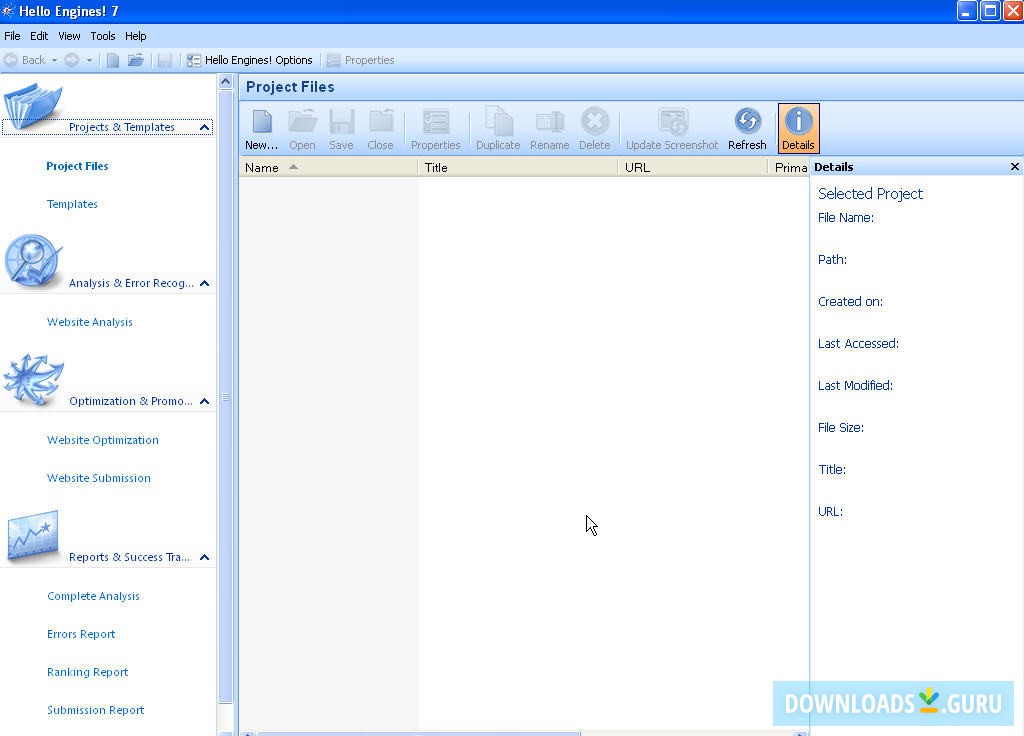Hello Engines! Standard