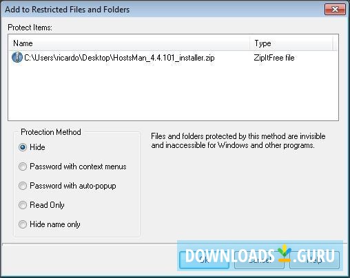 Hide Files 8.2.0 for windows instal