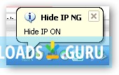 Hide IP is now active!