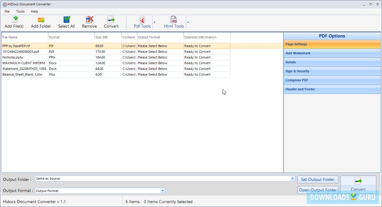Hidocs Document Converter