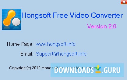 Hongsoft Free Video Converter