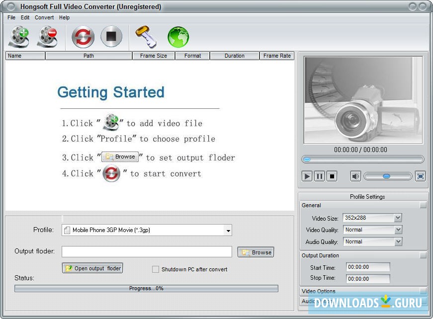 Hongsoft Free Video Converter
