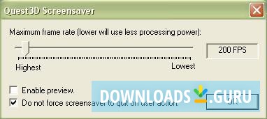 Configuration dialog
