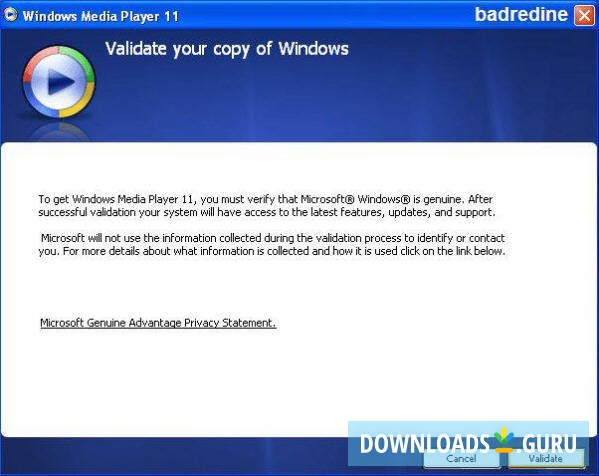 Hotfix for Windows Media Player 11 (KB939683)