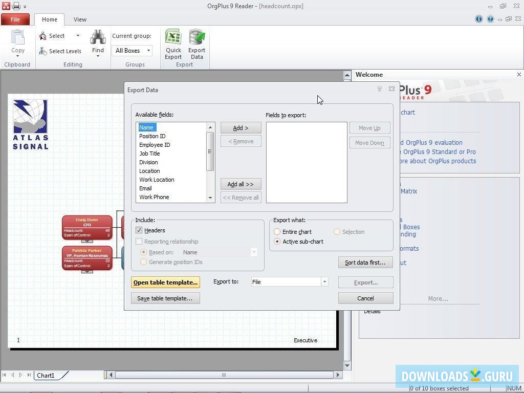 HumanConcepts OrgPlus Reader