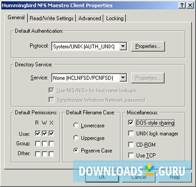 Hummingbird NFS Maestro Client