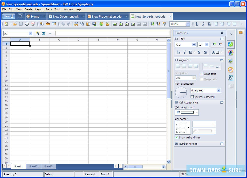 windows 10 spreadsheet