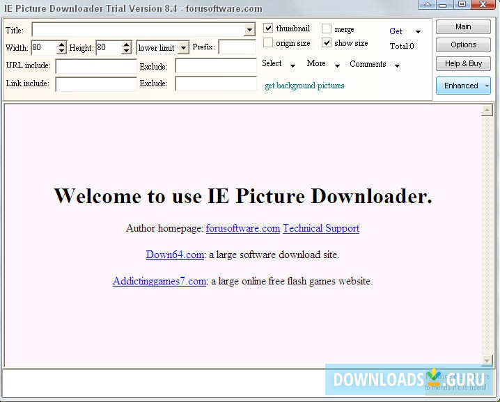 IE Picture Downloader