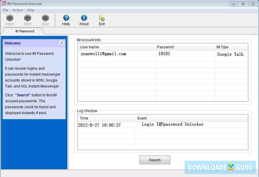 IM Password Unlocker
