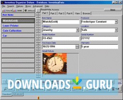 INVENTORY ORGANIZER DELUXE