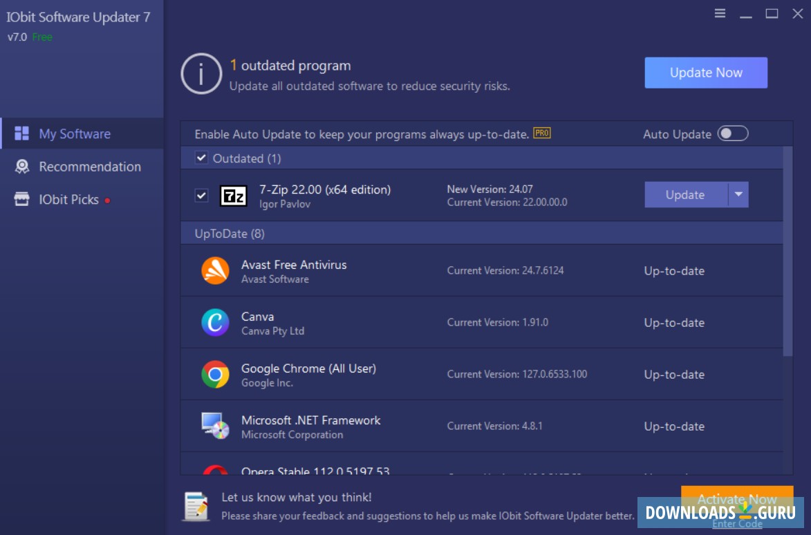 IObit Software Updater