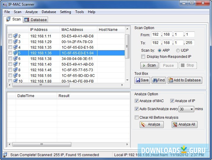 ip scanner with mac address free download