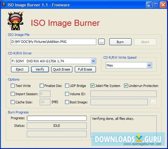 ISO Image Burner