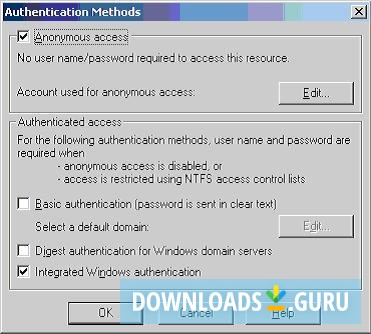 IU Windows Authentication Update