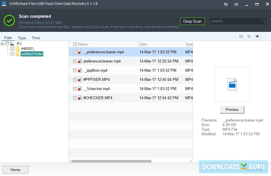 IUWEshare Free USB Flash Drive Data Recovery