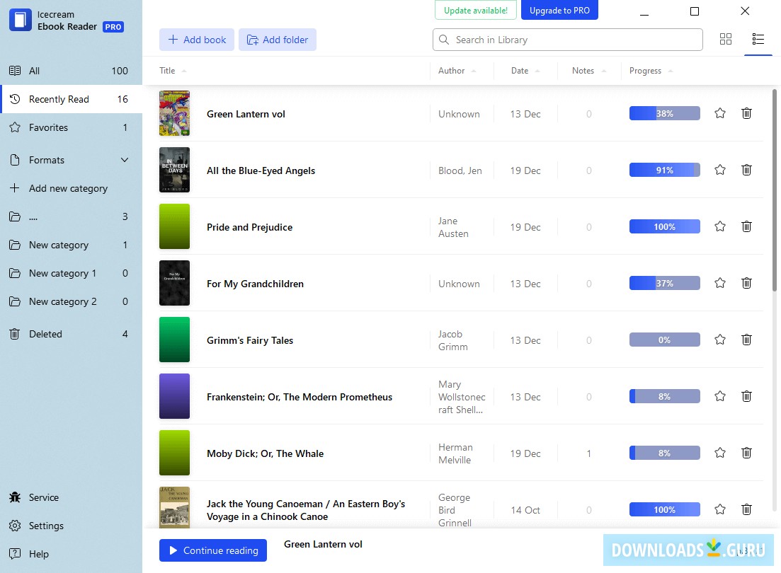 Icecream Ebook Reader