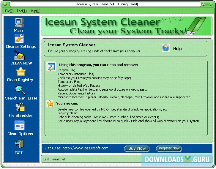 Icesun System Cleaner
