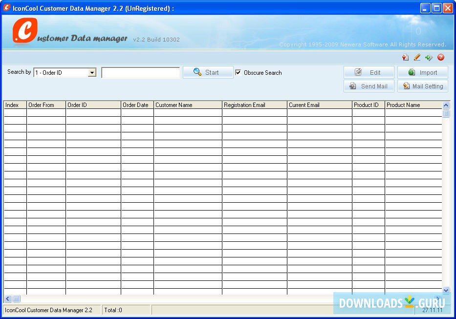 IconCool Customer Data Manager