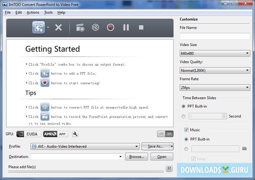ImTOO Convert PowerPoint to Video Free
